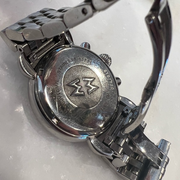 Michele Silver Chronograph Watch - Picture 4 of 4